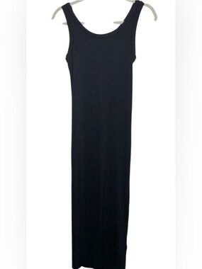 silk blend maxi dress h&m Ladies - Black Fine-Knit Silk-Blend Dress - Size: S